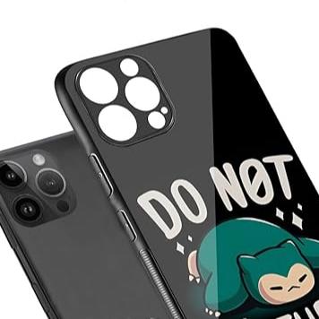 2D Glass Case For Iphone - Closed Camera with Raised Lips