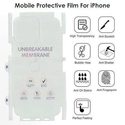 Unbreakable Membrane Scratch Guard- Back only