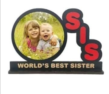 Customize Best Sister Photos Frame- Sublimation Blank 5