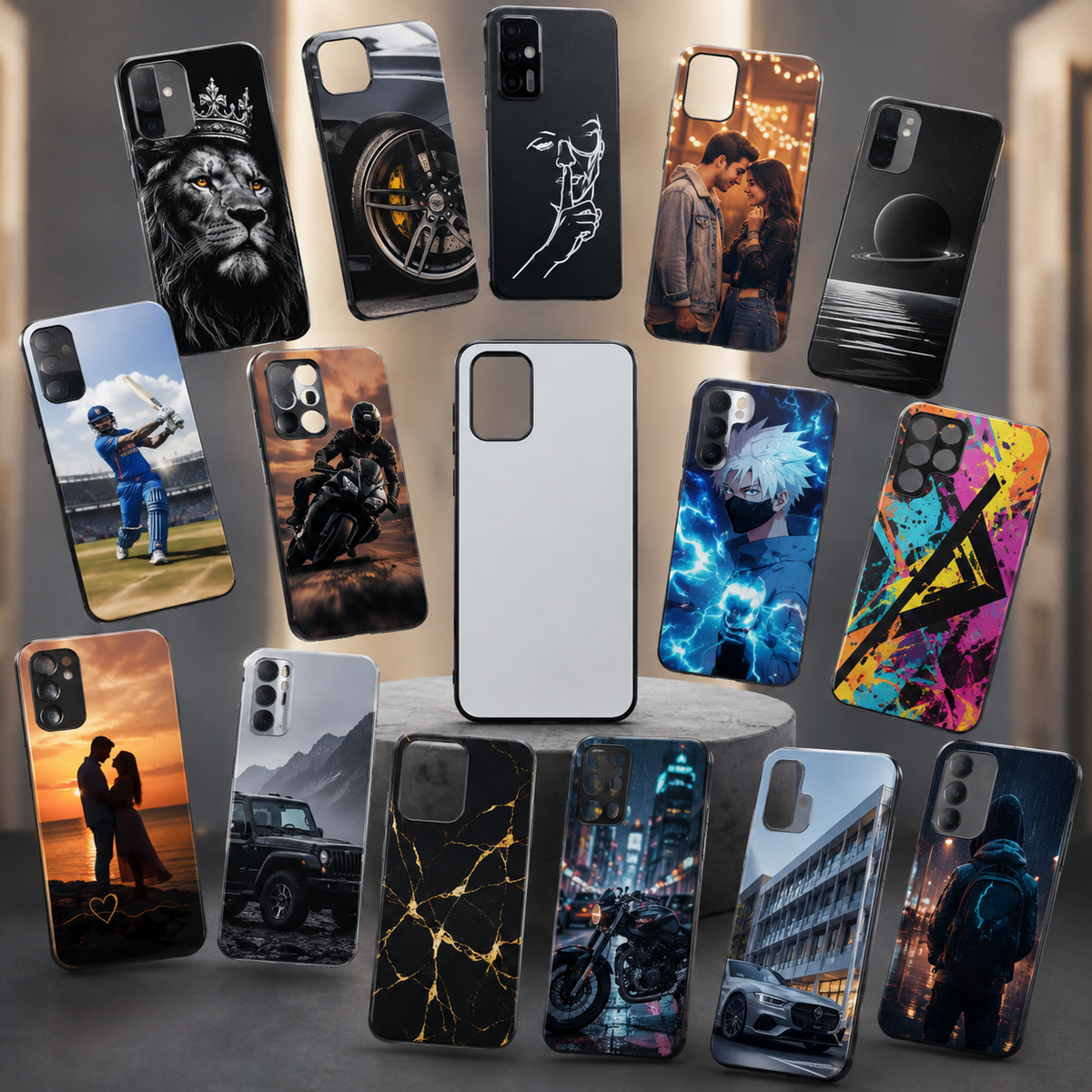 One blank case. Unlimited digital designs.