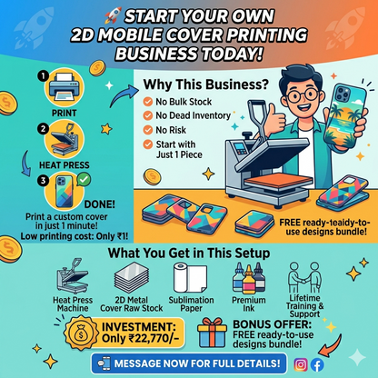 Custom Mobile Cover Printing Setup- Start Customize cover Printing Today