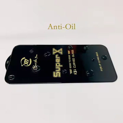 Super X 9H Tempered Glass Screen Protector for iPhone – Anti-Scratch, Ultra Clear, Edge-to-Edge Full Screen Coverage