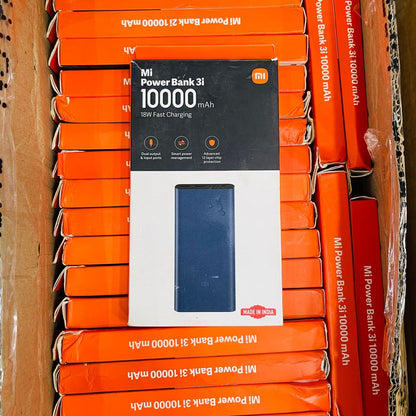 Mi Power Bank 3i with a 20000mAh/ 10000mAh capacity and 18W fast charging