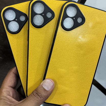 2D Sublimation Glass Case For Iphone - (Closed Camera Line cover with Raised Lips)