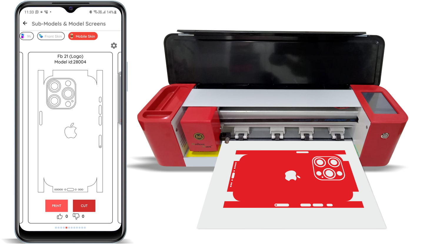 Modern Mart Plotter For Skins, Laptop, Key, Camera Cuttings