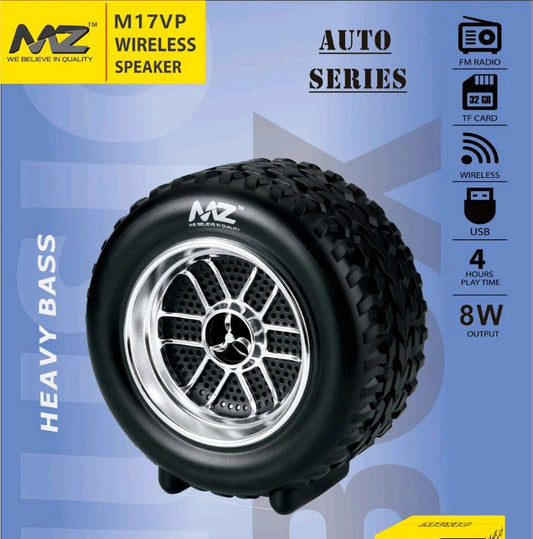 TYRE Wireless Bluetooth Speaker | Rugged Design, Powerful Sound
