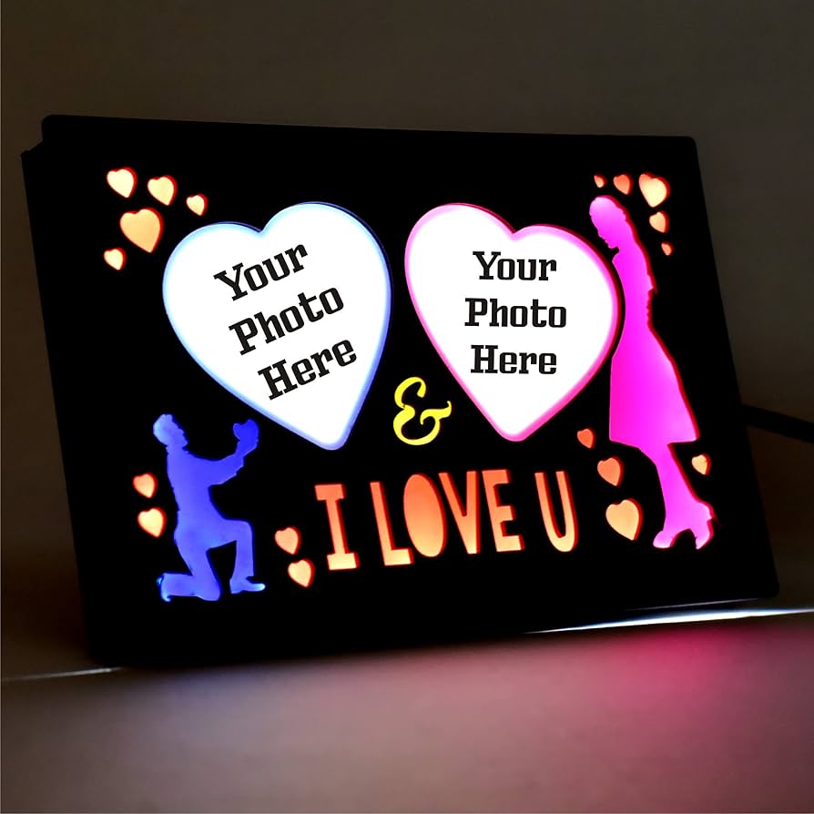 I Love You 2 Photo Frame