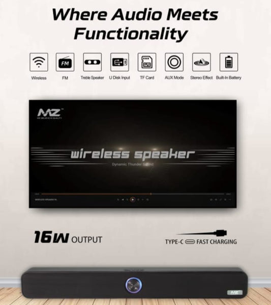 Sound Bar MZ – Ultimate Cinematic Audio Experience