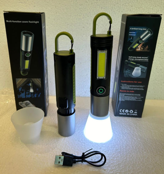 TORCH | Tactical High-Power LED Flashlight, Long-Range Beam, Heavy-Duty Design 🔦🏕️
