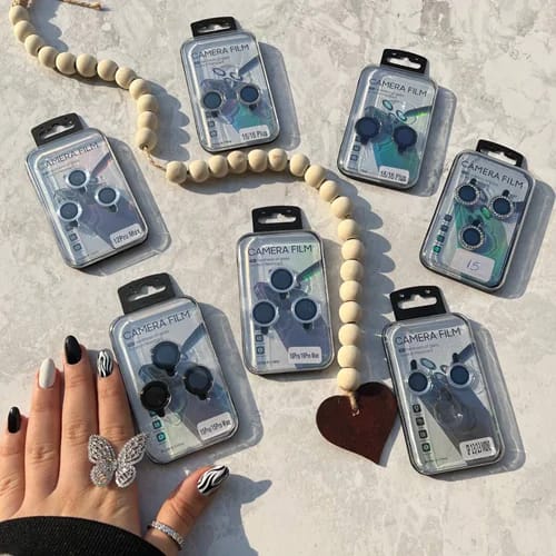 Premium Camera Lens Protectors for iPhone - 5 Pieces Pack