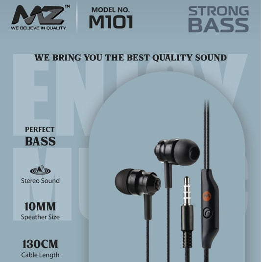 Wired Earphones | Clear Sound and Comfortable Fit for Daily Use