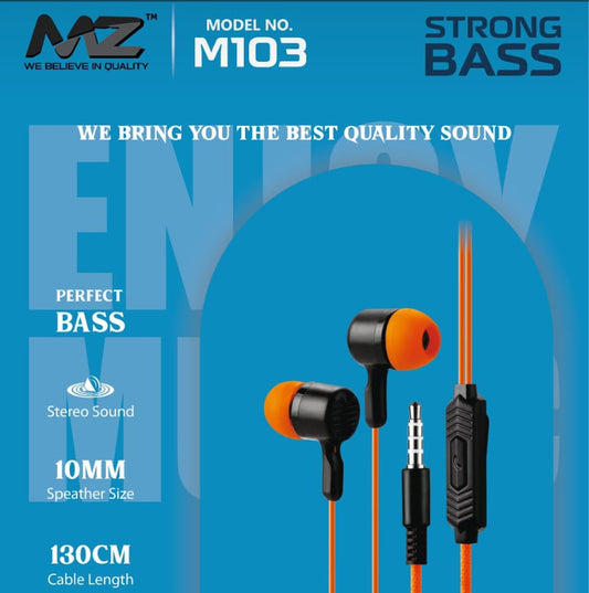 Wired Earphones | Deep Bass and Noise Isolation for Pure Listening