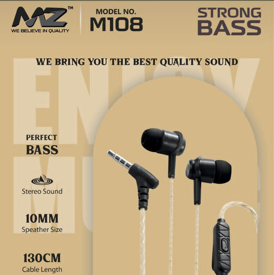 Wired Earphones | High-Resolution Sound with Enhanced Comfort