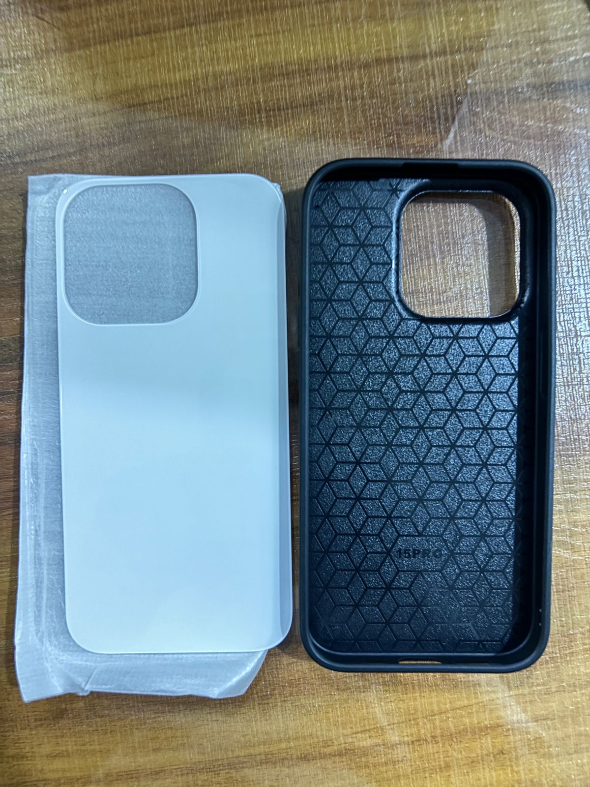 2D Glass Case For Iphone - (Open Camera with Raised Lips)