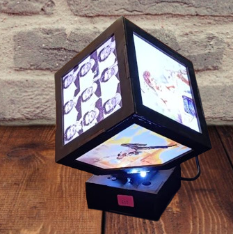 Sublimation Cubic 6 Photo Rotation Lamp