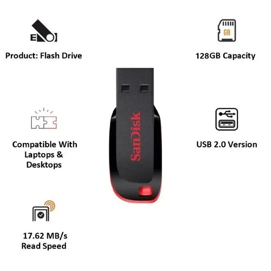 High-Capacity SanDisk  USB Drive – Store More, Carry Less
