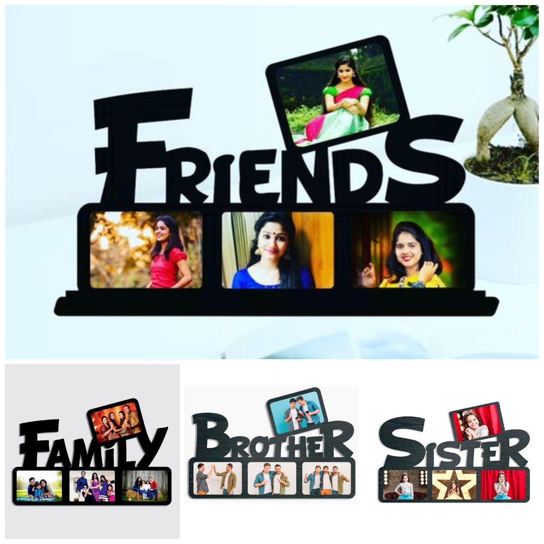 Customize Friends Photos Frame- Sublimation Blank 35